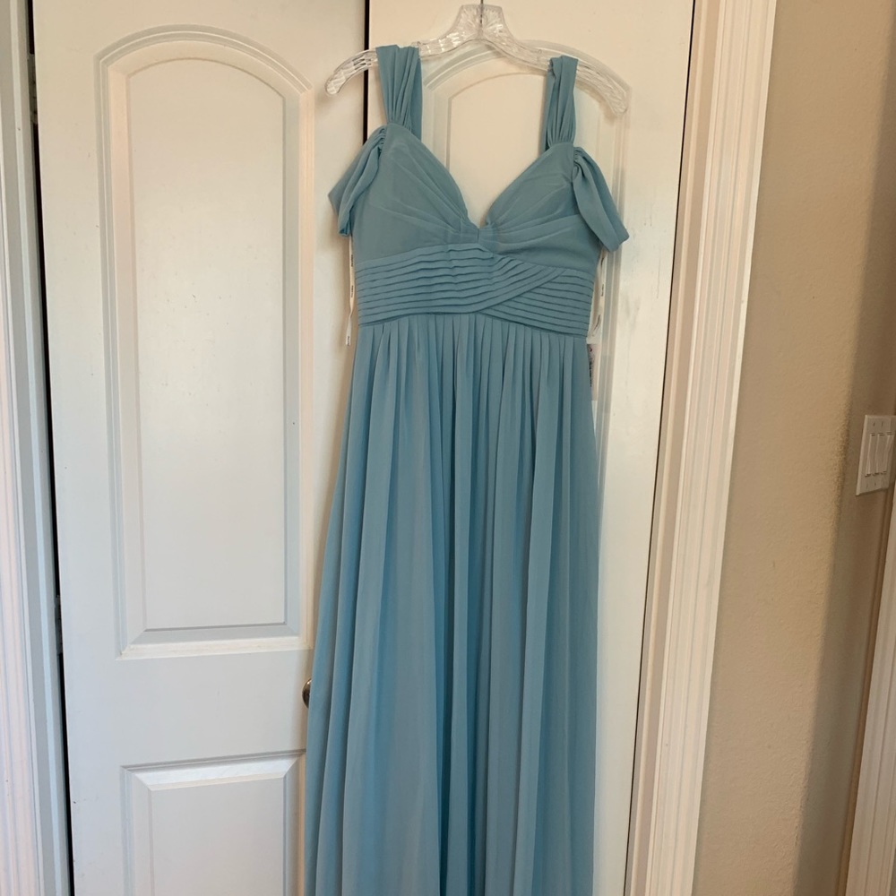 Blue formal maxi dress